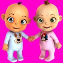 Rozmowa dziecka Twins Newborn Icon