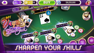 《myVEGAS Blackjack 21》：免费赌城赌场牌局游戏 screenshot 6
