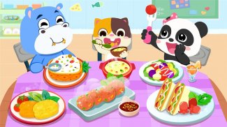 Bebê Panda: festa da cozinha screenshot 0