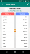 Team Maker: Balanced Teams Gen screenshot 1