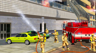 Rescue Fire Truck Fire Fighter screenshot 0