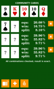 포커 확률 계산기 screenshot 0