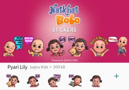 Natkhat Bobo WAStickers App by Jugnu Kids screenshot 2