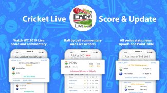 Live Cricket Score - Ball-by-ball Commentary screenshot 2