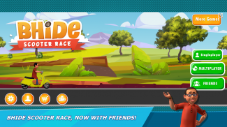 Bhide Scooter Race| TMKOC Game screenshot 10