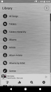 Poweramp v3 skin simple light screenshot 1