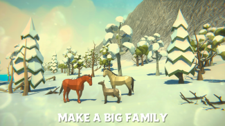 Winter Horse Simulator - 3D Online Sim For Kids screenshot 1