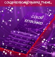 Color Keyboard Purple screenshot 4