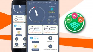 Free up & Clean up Storage - Speed Test WiFi 5G 4G screenshot 3
