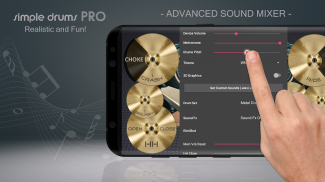 Simple Drums Pro: Virtual Drum screenshot 1