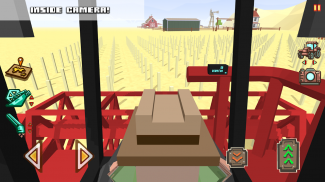 Blocky Farm Racing & Simulator - tanah pertanian screenshot 2