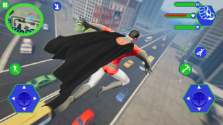 Flying Super Hero Vegas Rescue screenshot 0