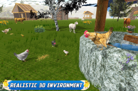 New Hen Family Simulator: Chicken Farming Games screenshot 12