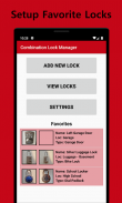 Combination Lock Manager screenshot 8