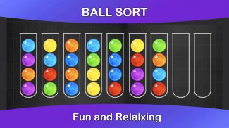 컬러 볼 정렬 (Ball Sort) - 색상 정렬 퍼즐 screenshot 0