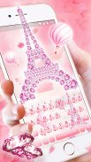 Pink Diamond Paris Themes screenshot 4