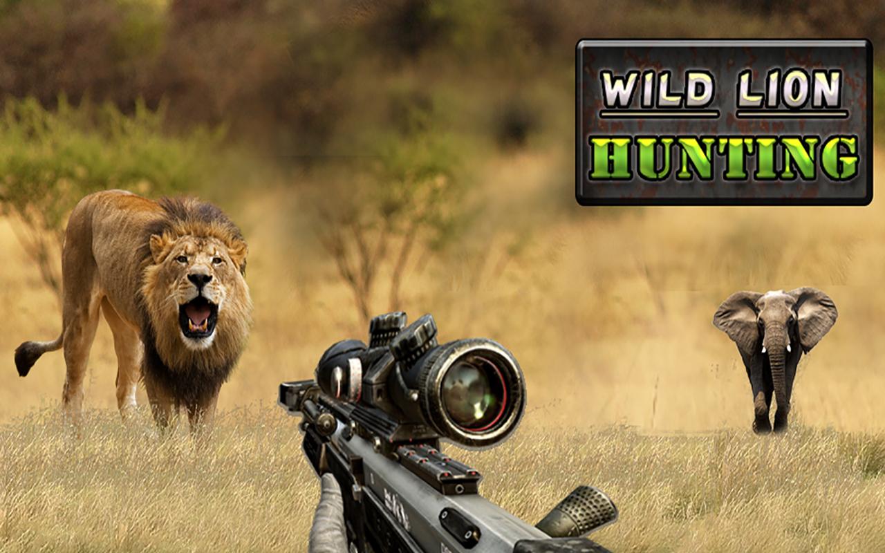 Wild Lion Hunting Deer Survivl