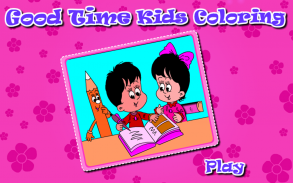 Coloring Game-Good Time Kids screenshot 3