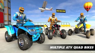 ATV quad bike stunt balap: trek mustahil 3D screenshot 0