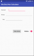 Binary Decimal Hex Converter screenshot 0