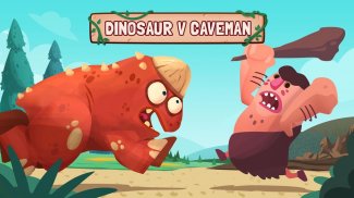Dino Bash - Dinosaurs v Cavemen Tower Defense Wars screenshot 5