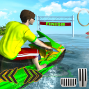 Water Surfing Jet Ski Racing Stunts