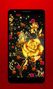 Golden Rose Live Wallpaper HD screenshot 3