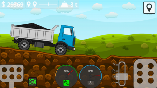 Mini Trucker - 2D offroad truck simulator screenshot 0
