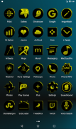 Black and Yellow Icon Pack ✨Free✨ screenshot 12