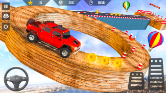 Offroad Jeep Driving Tricky Stunt Master screenshot 4