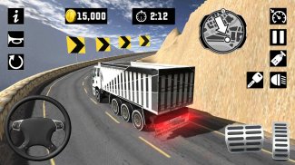 Mengemudi Truk Kargo Offroad screenshot 0