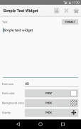 Simple Text Widget screenshot 9