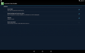 Automatic Data Disable +Widget screenshot 7