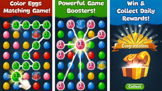 Eggs Matching Game Line Puzzle screenshot 0