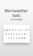 Merriweather Sans Italic Font screenshot 5