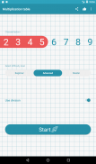 Table de multiplication screenshot 3