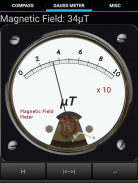 Compass Gauss Meter screenshot 2