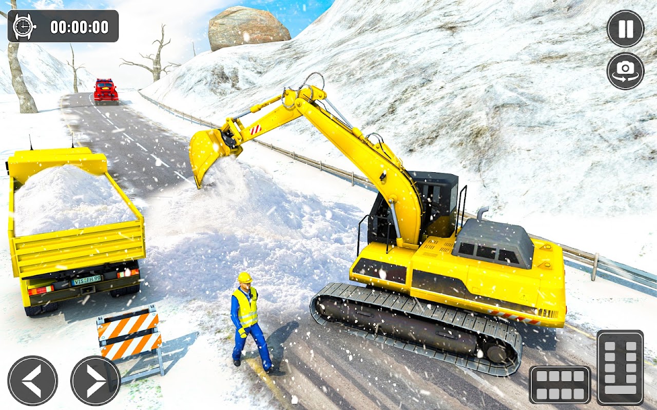 Snow Excavator Road Truck Game - تنزيل APK للأندرويد | Aptoide