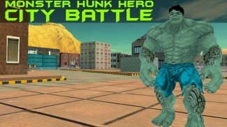 Monster Hunk Hero City Battle screenshot 1