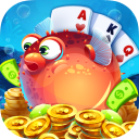 Solitaire -pets and money Icon