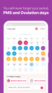 Pepapp Period Tracker ❣️ Menstrual Cycle Calendar screenshot 1