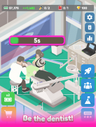 Idle Dentist! Doctor Simulator Games, Run Hospital screenshot 1