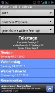 Brücken-, Feier- & Ferientage screenshot 1