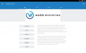 Webb Ministries screenshot 2