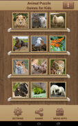 حیوانات بازی پازل برای کودکان screenshot 6