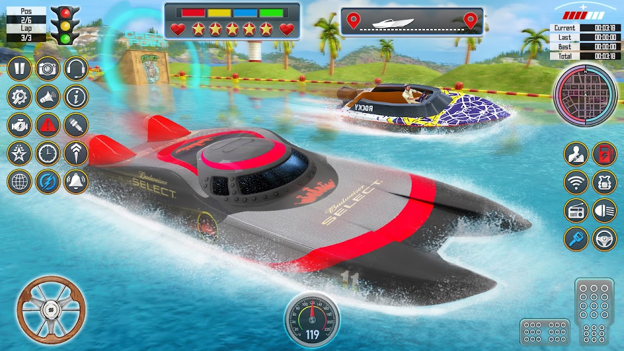 Speed Boat Watercolor Motor Sports Fast Boat Boys (Download Now) 