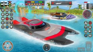 Speed Boat Race: ski boat game screenshot 4