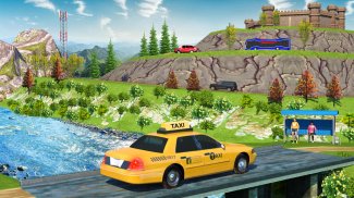 City Taxi Driving Car Games 3d screenshot 2