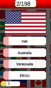 Banderas del mundo en español Quiz screenshot 12