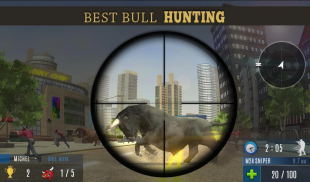 Angry Bull Attack Shooting screenshot 3